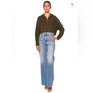 MOTHER The Sk8Er Prep Sneak Are We There Yet Wide Leg Jean